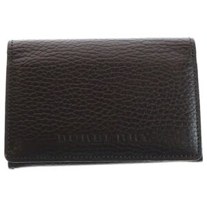 Burberry Chocolate Leather Card Holder